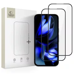   Temperált üvegfólia TECH-PROTECT GLASS FIT+ 2-PACK GOOGLE PIXEL 9A / 10A készülékhez fekete