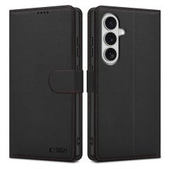   TECH-PROTECT pénztárca tok Galaxy S26 készülékhez fekete-piros