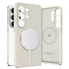   TECH-PROTECT Silikon MagSafe tok Galaxy S26 Ultra készülékhez – Cosmic Latte
