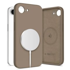   TECH-PROTECT szilikon MagSafe tok IPHONE 16E/17E készülékhez csokoládébarna