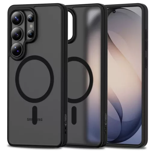 TECH-PROTECT MAGMAT MagSafe tok Samsung Galaxy S26 Ultra készülékhez, matt fekete