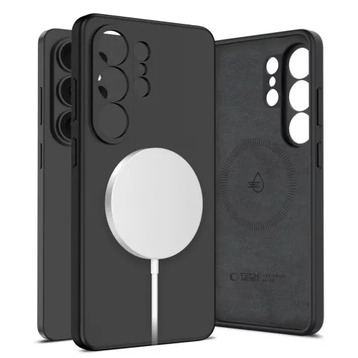 TECH-PROTECT szilikon tok MagSafe Samsung Galaxy S26 Ultra készülékhez, fekete