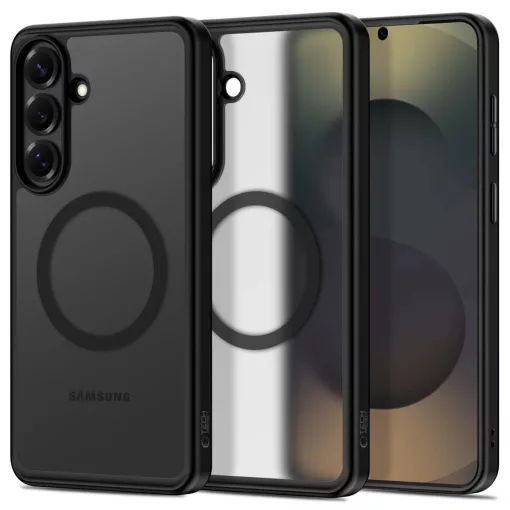 TECH-PROTECT MAGPEAK MAGSAFE tok Samsung Galaxy S26 készülékhez matt fekete