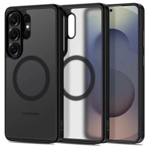 TECH-PROTECT MAGPEAK MAGSAFE tok Samsung Galaxy S26 Ultra készülékhez, matt fekete