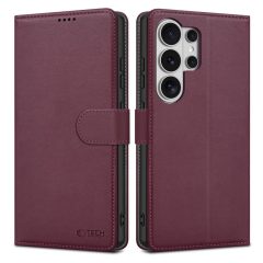   Tech-Protect pénztárcatok Samsung Galaxy S26 Ultra készülékhez bordó