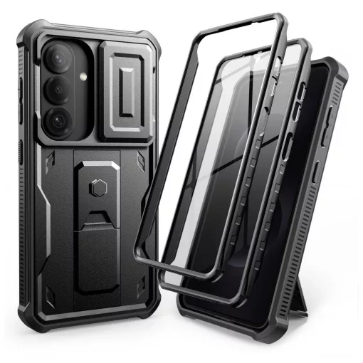 TECH-PROTECT Kevlar Cam+ 2-SET Galaxy S26 készülékhez tok fekete