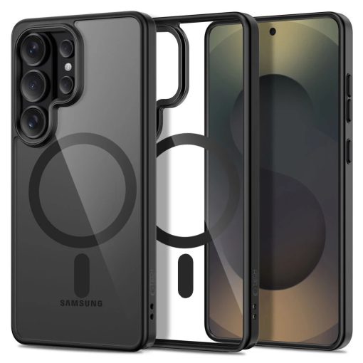 TECH-PROTECT MAGMAT MAGSAFE Samsung Galaxy S26 Ultra készülékhez tok fekete/átlátszó