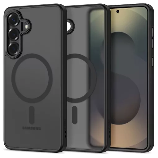 TECH-PROTECT MAGCAM MAGSAFE GALAXY S26 készülékhez tok matt fekete