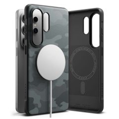   Ringke Onyx mágneses MagSafe tok Samsung Galaxy S26 Ultra készülékhez fekete terepmintás