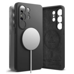   RINGKE szilikon mágneses MagSafe tok Galaxy S26 Ultra készülékhez fekete