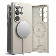   RINGKE szilikon mágneses MagSafe tok Galaxy S26 Ultra készülékhez kőszürke