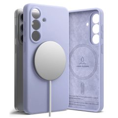   RINGKE Silicone Magnetic MagSafe tok Samsung Galaxy S26 készülékhez levendula