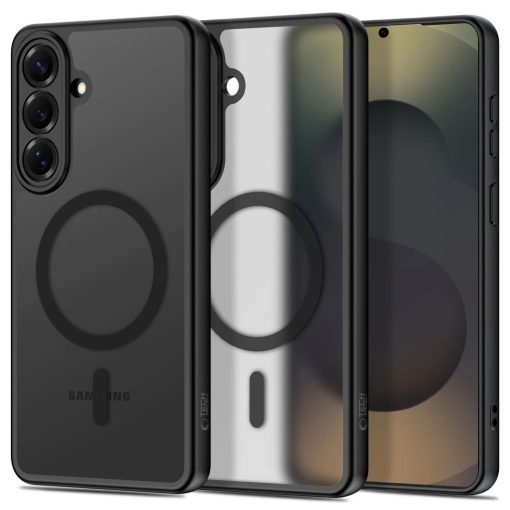 TECH-PROTECT BASICMAG MagSafe tok Samsung Galaxy S26+ Plus készülékhez matt fekete