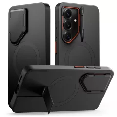   TECH-PROTECT Kevlar Aura MagSafe tok Samsung Galaxy S26 készülékhez fekete/narancs