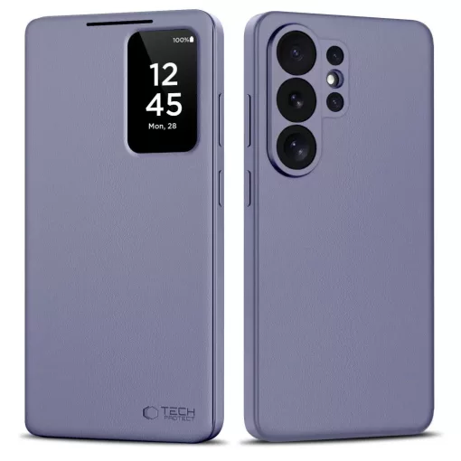 TECH-PROTECT Smart Wallet telefontok Samsung Galaxy S26 Ultra készülékhez lila
