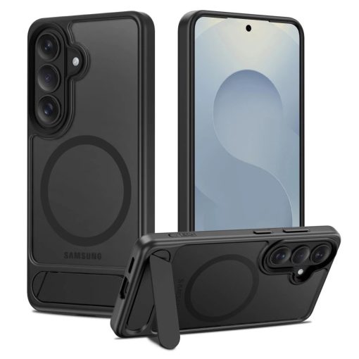 TECH-PROTECT MagRack MagSafe tartó Samsung Galaxy S26+ Plus készülékhez matt fekete