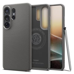   SPIGEN LIQUID AIR MAG MagSafe tok Samsung Galaxy S26 Ultra készülékhez márványszürke