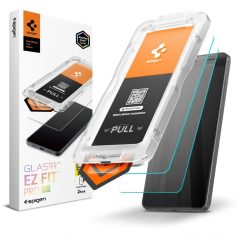   SPIGEN GLAS.TR EZ FIT PRO HD edzett üvegfólia 2 darab Samsung Galaxy S26 Ultra készülékhez átlátszó