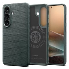   SPIGEN Liquid Air Mag MagSafe tok Samsung Galaxy S26+ Plus készülékhez mélyzöld