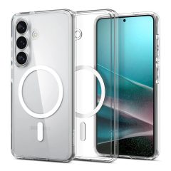   SPIGEN Ultra Hybrid Mag MagSafe tok Samsung Galaxy S26 készülékhez átlátszó/fehér
