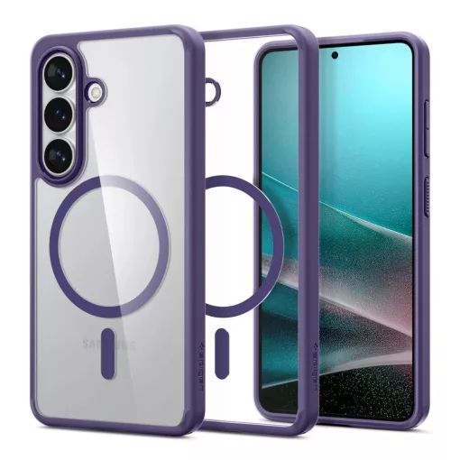 SPIGEN Ultra Hybrid Mag MagSafe tok Samsung Galaxy S26 készülékhez mélylila