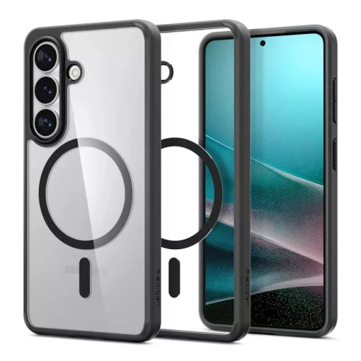 SPIGEN Ultra Hybrid Mag MagSafe tok Samsung Galaxy S26 készülékhez matt fekete