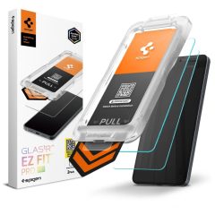   SPIGEN GLAS.TR EZ FIT PRO HD 2 darabos edzett üveg kijelzővédő Samsung Galaxy S26 készülékhez átlátszó