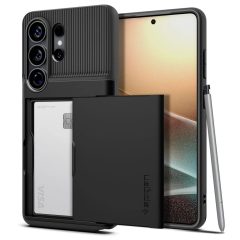   SPIGEN Slim Armor CS tok Samsung Galaxy S26 Ultra készülékhez fekete