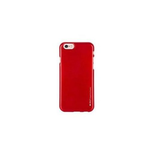 Mercury iJelly Samsung G960 Galaxy S9 fémhatású matt szilikon hátlapvédő piros