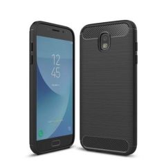   Samsung A015 Galaxy A01 (2020) Carbon vékony szilikon tok fekete