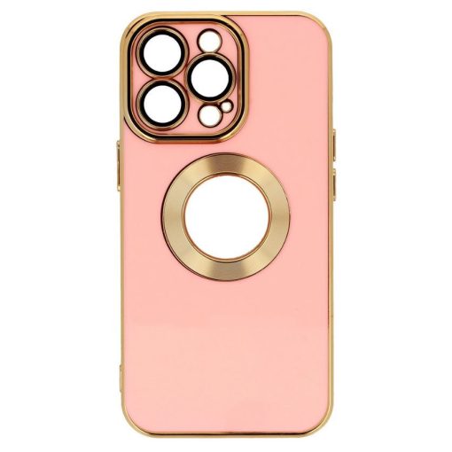 Beauty Case - Apple iPhone 14 (6.1) kameravédős szilikon tok pink