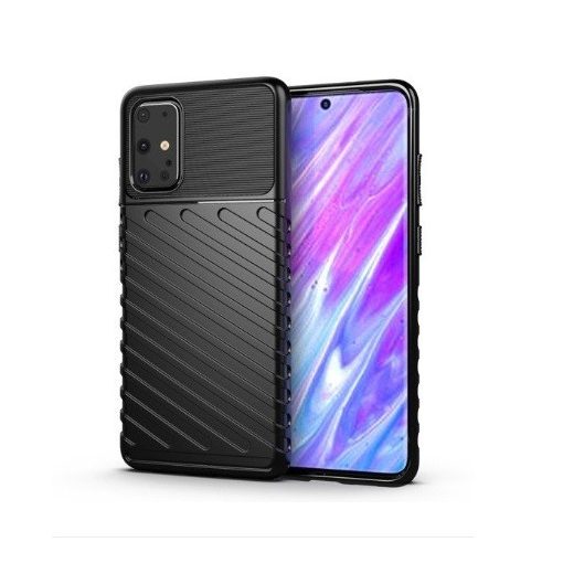Thunder Samsung A245 Galaxy A24 4G ütésálló szilikon tok fekete