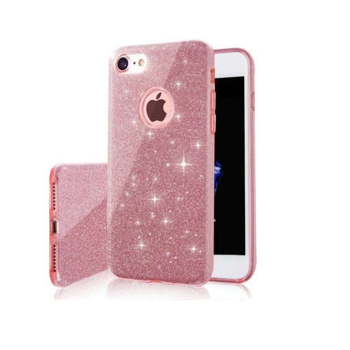 Glitter (3in1) - Samsung A546 Galaxy A54 5G (2023) pink szilikon tok