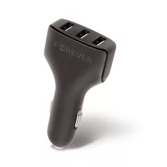   Forever CC-05 szivargyújtó töltő 3x USB foglalattal, (Max 4.8A) 24W