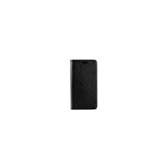   Smart magnet HTC Desire 19 Plus oldalra nyíló mágneses könyv tok szilikon belsővel fekete