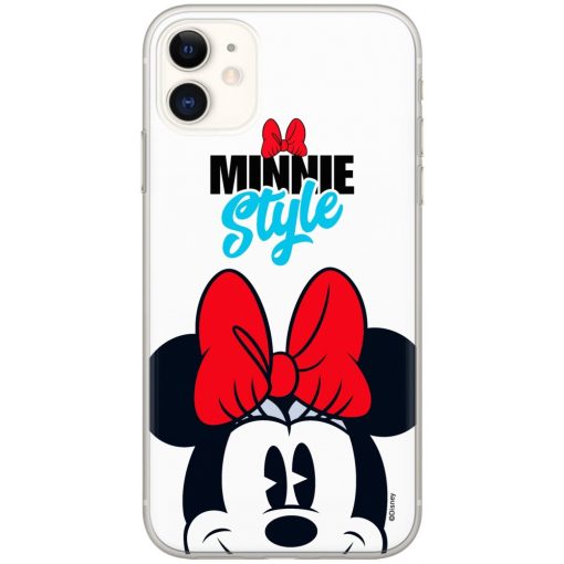 Disney szilikon tok - Minnie 027 Apple iPhone X / XS fehér (DPCMIN32320)