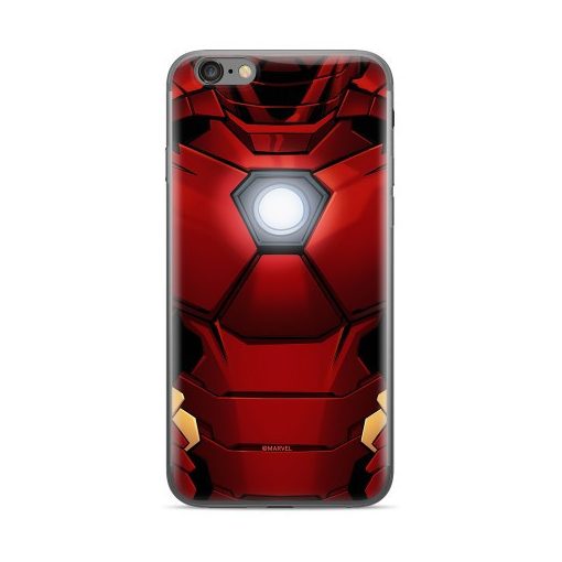Marvel szilikon tok - Iron Man 020 Huawei Y6 (2019) piros (MPCIMAN6711)