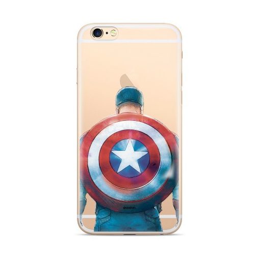 Marvel szilikon tok - Amerika Kapitány 002 Apple iPhone 6 / 6S (4.7) átlátszó (MPCCAPAM419)