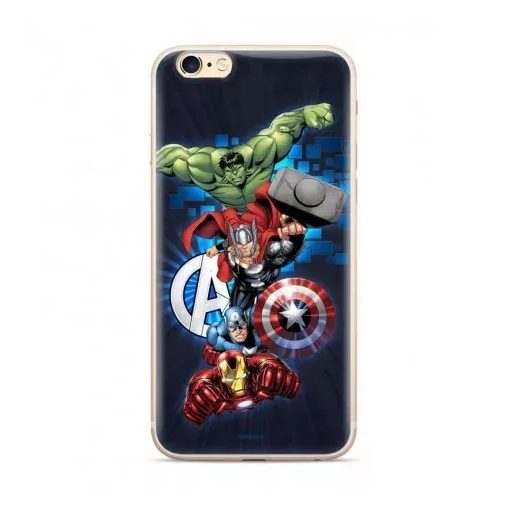 Marvel szilikon tok - Avengers 001 Apple iPhone XR (6.1) sötétkék (MPCAVEN059)