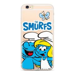   Hupikék törpikék szilikon tok - Smerfy 009 Apple iPhone X / XS átlátszó (PPCSMURFS5240)