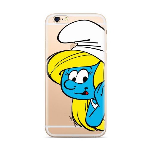 Hupikék törpikék szilikon tok - Smerfy 004 Samsung A405 Galaxy A40 (2019) átlátszó (PPCSMURFS1