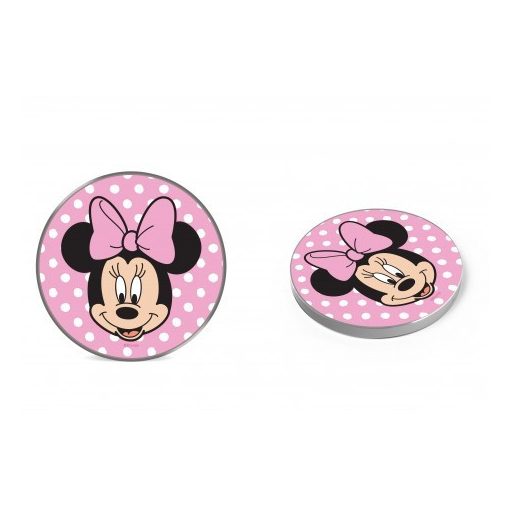 Disney vezeték nélküli töltő - Minnie 001 micro USB adatkábel 1m 9V/1.1A 5V/1A pink (DCHWMIN00