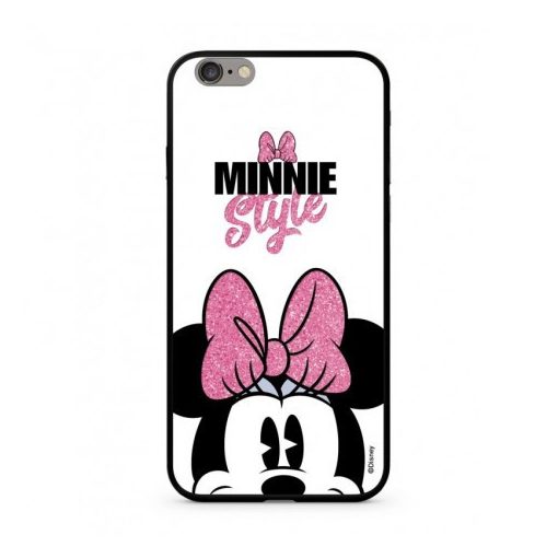 Disney prémium szilikon tok edzett üveg hátlappal - Minnie 050 Samsung G988 Galaxy S20 Ultra (6.9