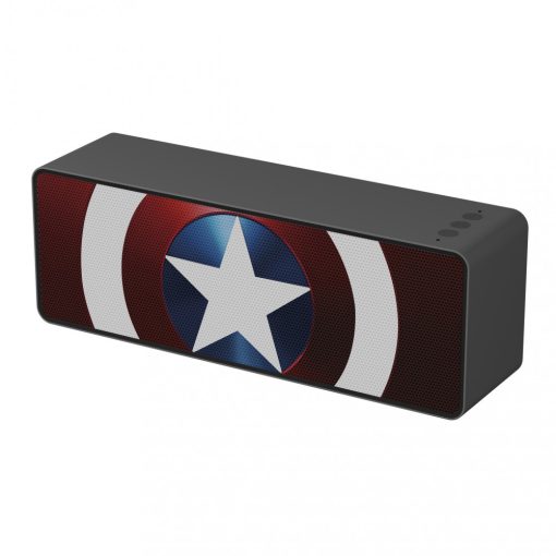 Marvel Bluetooth hangszóró - Amerika Kapitány 001 micro SD olvasóval, AUX bemenettel, kihangosí