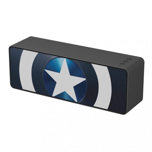 Marvel Bluetooth hangszóró - Amerika Kapitány 001 micro SD olvasóval, AUX bemenettel, kihangosí