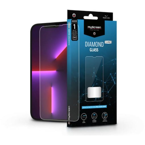 MyScreen Lite Glass Full Glue - Apple iPhone 13 Pro Max (6.7) kijelzővédő üvegfólia (9H)