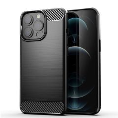   Xiaomi Redmi Note 12 Pro 5G / Poco X5 Pro Carbon vékony szilikon tok fekete