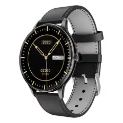   Maxcom Fit FW48 Vanad fekete IP67 vízálló okosóra pulzus és vérnyomásmérővel