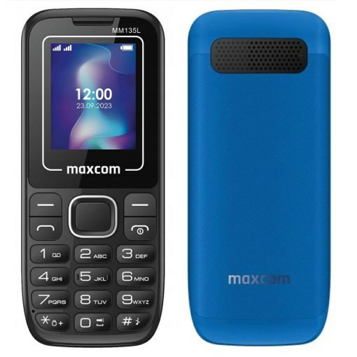 Maxcom MM135 Light mobiltelefon, dual sim-es kártyafüggetlen, fm rádiós fekete (töltő nélkül