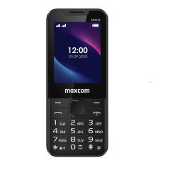   Maxcom MM248 4G mobiltelefon, dual sim-es kártyafüggetlen, bluetooth-os, fm rádiós fekete (magya